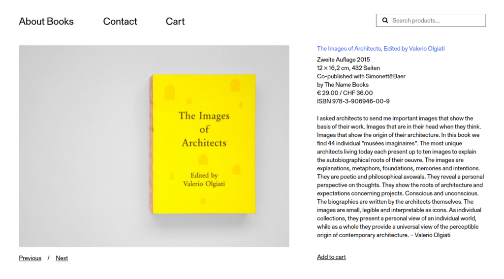 Einzelansicht von The Images of Architects auf aboutbooks.ch